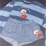 Strawberry Shortcake Sleep Set Blue Size L Photo 0