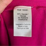 l*space L* Bardot Ruched Tulip Hem Cover Up Midi Dress Pink Womens Size Medium NWT Photo 6