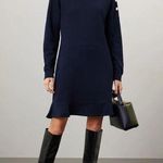 Derek Lam 10 Crosby Camden Dress Sz S Blue Dropped Shoulder Sweatshirt NWOT $295 Photo 0