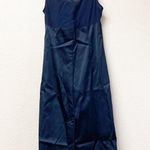 Moschino Silk Navy Blue Dress 6 Photo 1