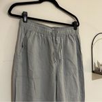 Madewell  Hemp-Cotton Pull-On High-Rise Jogger Pants Blue Gray Size Medium Photo 5