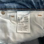American Eagle comfort blue distressed high rise mom jean’s Photo 6