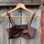 Aerie SMOOTHEZ by  Bandeau Bra Brown with Underwire Removable Straps 36D Photo 1