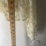 Collections ETC. Y2k Large Crochet Floral Hippie Cottage Open Front Cardigan Top Photo 7