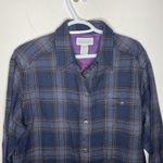 Lands' End Land’s End vintage wool plaid shacket overshirt size 8 Photo 46