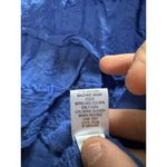 Lulu B Hippie Cottage Embroidered Asymmetrical Cotton Tunic Top Size Large Beach Blue Photo 9