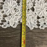 Liz Claiborne  - White dressy lacy cotton top with camisole. Size M.​ Photo 5