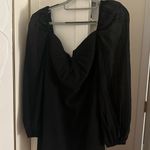 Hello Molly Seductively Refined Long Sleeve Mini Dress Black Photo 3