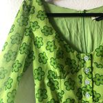 The East Order Synthetic Minty Clover Print Dress Floral Retro Funky 70’s 60’s Photo 3