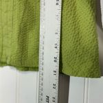 Faded Glory  Sleeveless Blouse Small 4/6 Lime Green Collared Y2K Stretch Top Photo 5