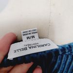 Carolina belle  Montreal jade ribbed velvet blouse size medium Photo 6