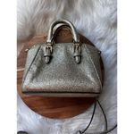 Michael Kors Ciara XS Mini crossbody leather bag gold color Photo 2