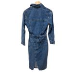 Favorite Daughter The City Dress – Blue Denim Midi Chic Size 0 New with Tags Photo 10