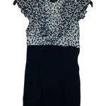 By & By Sleeveless Dress Size 5 Navy Blue White Photo 0