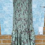 SENSISTUDIO ELASTICIZED BODICE MAXI DRESS XL Green Photo 11