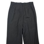 Rafaella  Black Pin Stripe Formal Business Work Interview Straight Leg Pants 12P Photo 4