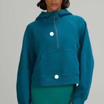 Lululemon Greenish Blue  Scuba Oversized Half Zip Photo 0