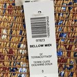 Wilfred Women Sz 0 Brown Floral Terracotta Midi Dress Spaghetti Adjustable Strap Photo 6