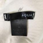 Aqua Fit Flare Sleeveless V Low Back‎ Sheath Dress Ivory Womens Size M White Size M Photo 3