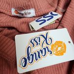 Orange Kiss NWT  Pink Ribbed Long Sleeve Bodysuit (S) Photo 4