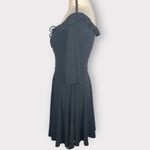 Lovers + Friends  Gabbie Mini Dress Women's Small Black Skater Off Shoulder NWT Photo 3