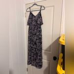 EXPRESS  Floral Y2K Spring Summer Ditzy Floral Tank Top Layered Dress Brunch Photo 2