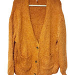 Free People Nevermind Cardigan Sweater Size Small Button Stringy Fuzzy Photo 0