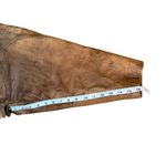 EXPRESS Vintage Brown Genuine Leather Overcoat Trench Coat Limited Coat Size M Photo 5