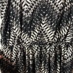 Lush Clothing 💥Lush Chevron Patterned Black and Tan Maxi Dress L Photo 7