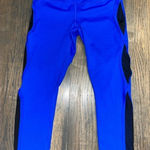 Yogalicious  Royal Blue‎ Workout Leggings Athletic Pants Yoga Fitness F2 Photo 0
