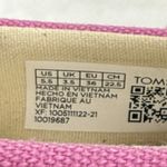 TOMS Alpargata Pink Canvas Wo’s Size 5.5 Photo 11