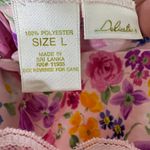 Delicates ‎ Size Large Colorful Floral Satin Camisole Photo 2