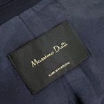 Massimo Dutti NEW Cool Wool Blend Single-Breasted Blazer Navy Blue Sz 4 Photo 6