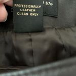 Croft & Barrow Size 8 Lambskin Leather Lamb Pencil Skirt Dark Brown Photo 3