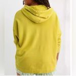 Aerie  Beach Weekend Quarter Button Oversized Hoodie‎ Women's Large Chartreuse Photo 1