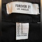 Forever 21  Black Jean‎ Shorts Small Cuff Size 31 Photo 4