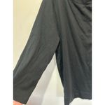 J. Jill pima cotton shirt size XL black 3/4 sleeve neutral classic Photo 2