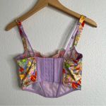 Savage Fenty Mutha Nature Satin Bustier Bra Top Lingerie Extra Small Purple Size XS Photo 4