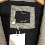 Bershka ASOS  Gray Long Belted Coat Size Small‎ Photo 6