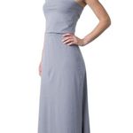 Crane & Lion Pima Cotton Maxi Dress Size 2 Storm Front Stripe Photo 0