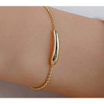 Boutique Bead Ball‎ Bracelet | Yellow Gold Plated Sterling Silver Photo 1