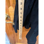 Free People  Pavlo Embroidered Boho Peasant Dress Black Floral Cotton M Photo 5