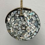 Antik Kraft  | Silver Mosaic Mother Of Pearl w/ Crossbody Chain✨🐚 Photo 5