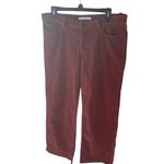 CAbi Women's Burgundy Corduroy Pants Size 8 Photo 1