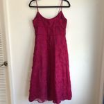 Nicole Miller Vintage whimsical whimsicore fairy midi dress 3d floral size 8 y2k Photo 5