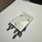 Francesca’s Gold Tone Hoop With Rustic Green Dangles Pierced Earrings NWT Photo 5