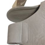 Vince  Faye open Peep toe Gray Silver Blocked Heel booties sz 6.5 M Photo 5