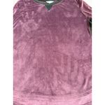 secret treasures  Women's Velour Pajama Set Purple‎ Size Medium Photo 2