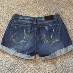 One Teaspoon  Cowboy Chargers Women’s Mid Rise Blue Denim Shorts Size 27‎ Photo 2