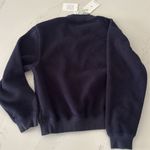 Sporty & Rich Sherpa Fleece Crew Neck Wellness Sweatshirt Blue Photo 8